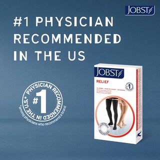 Foto 3 | Calcetines De Compresión Jobst Relief 20-30 Mmhg Hasta El Muslo Color Beige - Venta Internacional.