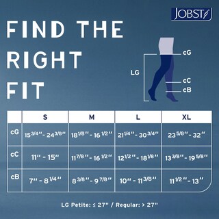 Foto 5 | Calcetines De Compresión Jobst Relief 20-30 Mmhg Hasta El Muslo Color Beige - Venta Internacional.