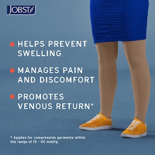 Foto 4 | Calcetines De Compresión Jobst Relief 20-30 Mmhg Hasta La Rodilla Beige - Venta Internacional.