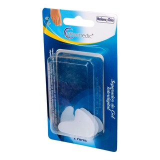 Foto 2 | Set de 2 pares de Separador Interdigital Orthomedic de Gel color Blanco