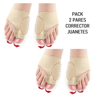 Foto 1 | Protector Separador Corrector De Juanetes, 2 Pares - Venta Internacional.