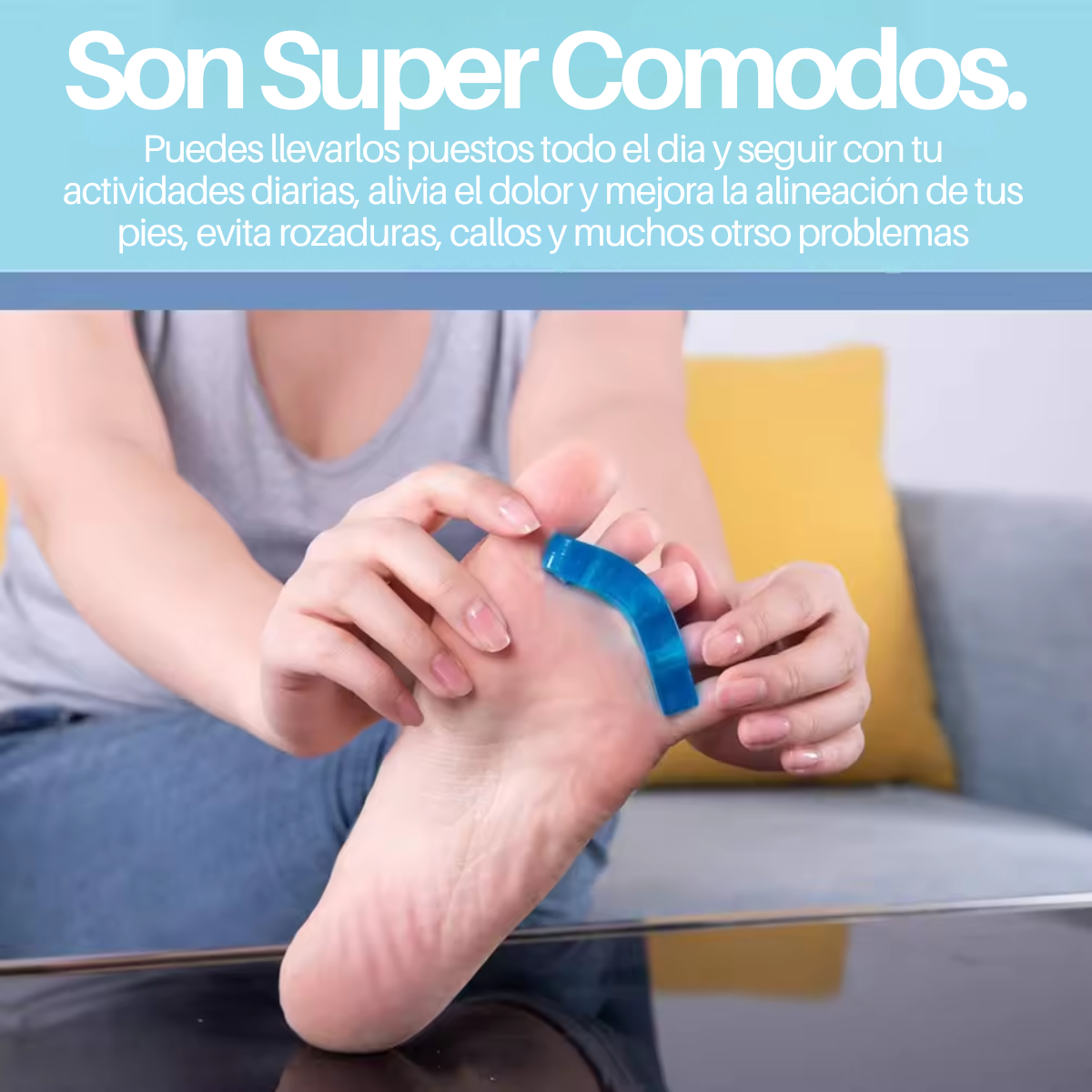 Foto 8 | Separador Dedos Silicona Corrector Juanetes Pedicura