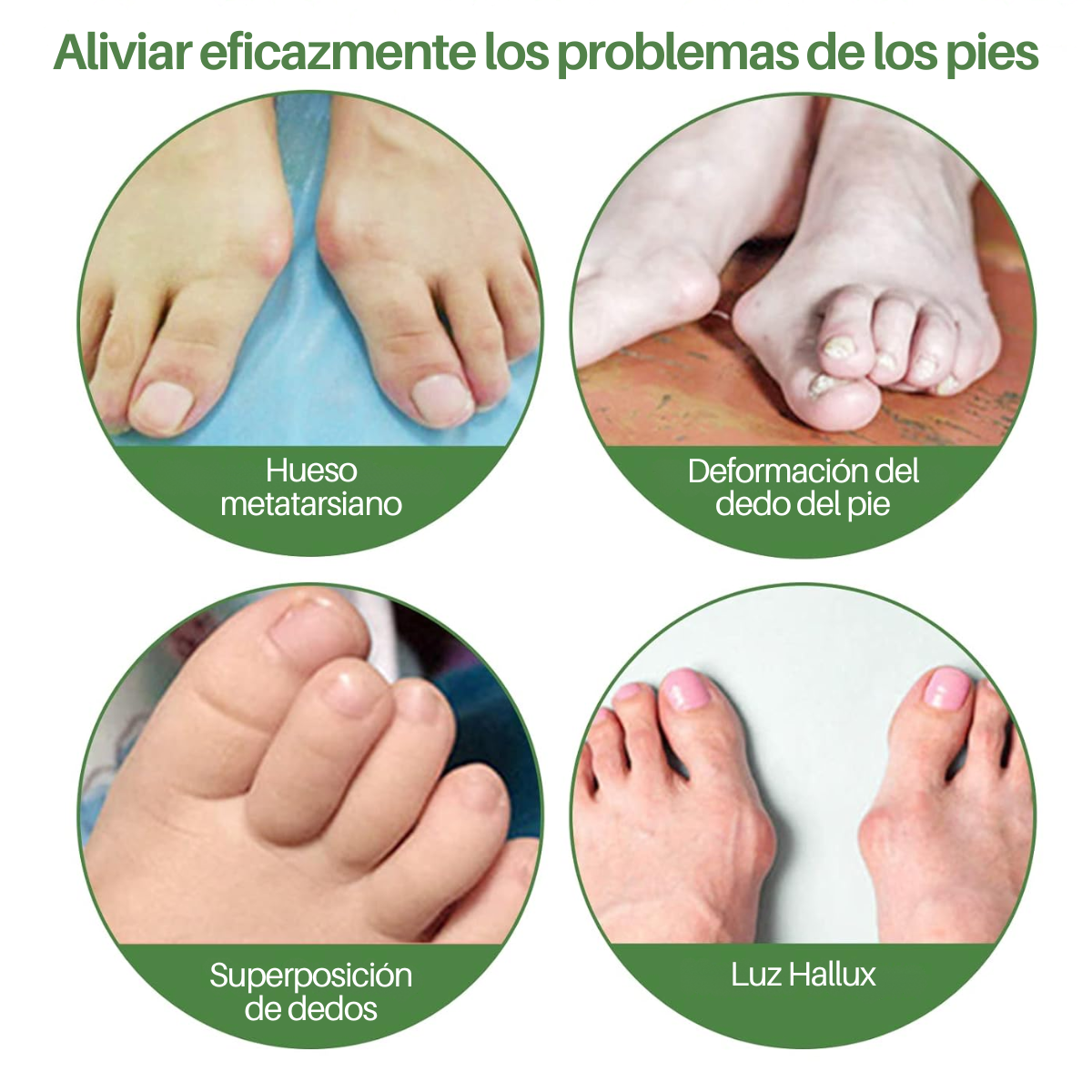 Foto 6 | Separador Dedo Pie Forro Gel Doble Bucle Corrector Juanete