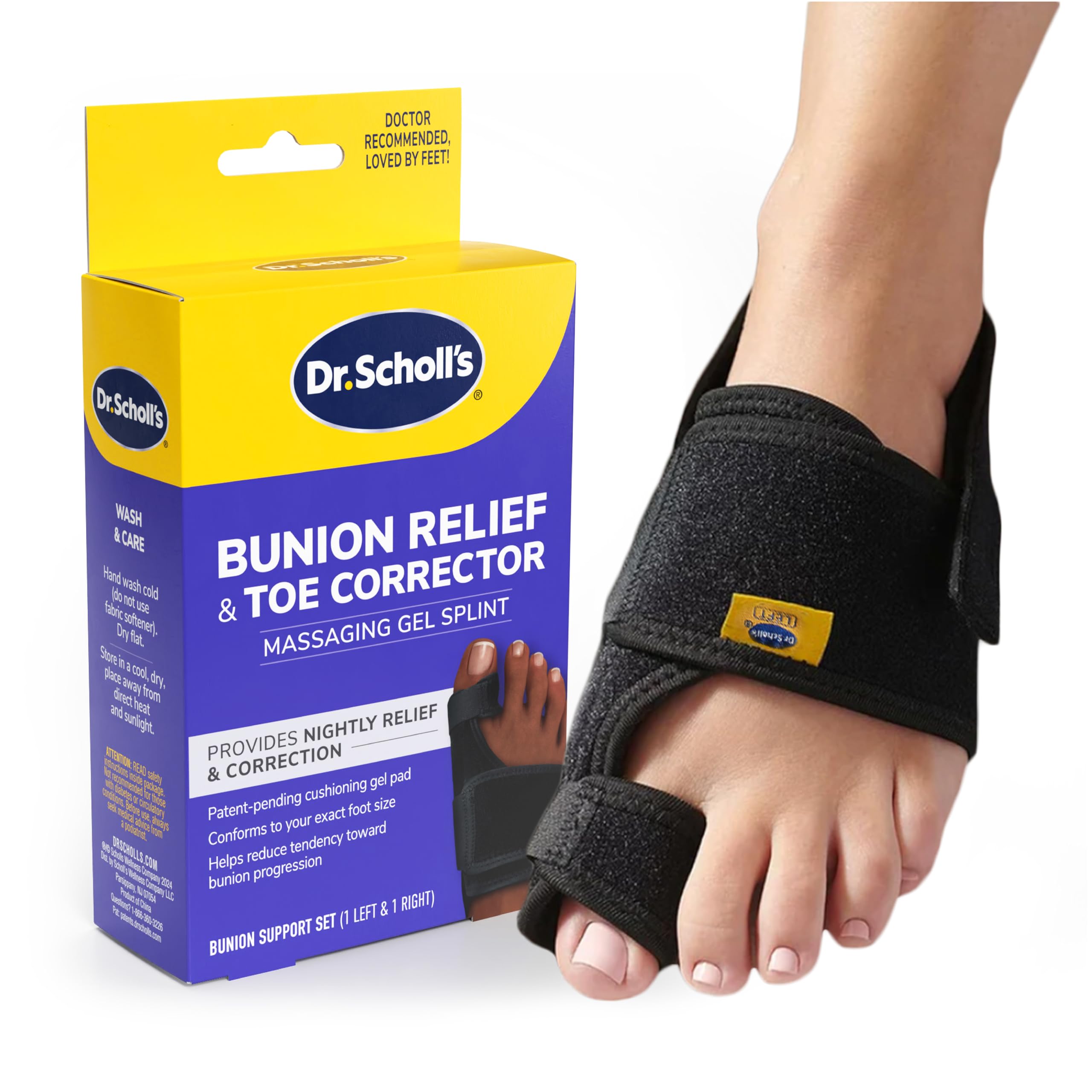 Corrector De Dedos Y Alivio De Juanetes Dr. Scholl's Para Mujeres Y Hombres - Venta Internacional.