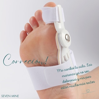 Foto 4 | Corrector De Juanetes Férula Universal - Ajuste Para Ambos Pies, Diseño Anatómico Para Uso Diario Y Nocturno, A