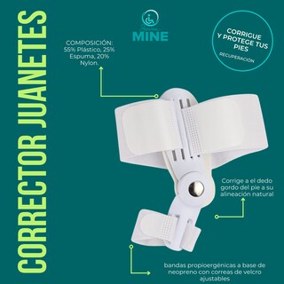 Foto 8 | Corrector De Juanetes Férula Universal - Ajuste Para Ambos Pies, Diseño Anatómico Para Uso Diario Y Nocturno, A