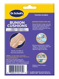 Foto 2 | Cojines Para Juanetes Dr. Scholl's Paquete De 4 A 5 Unidades - Venta Internacional.