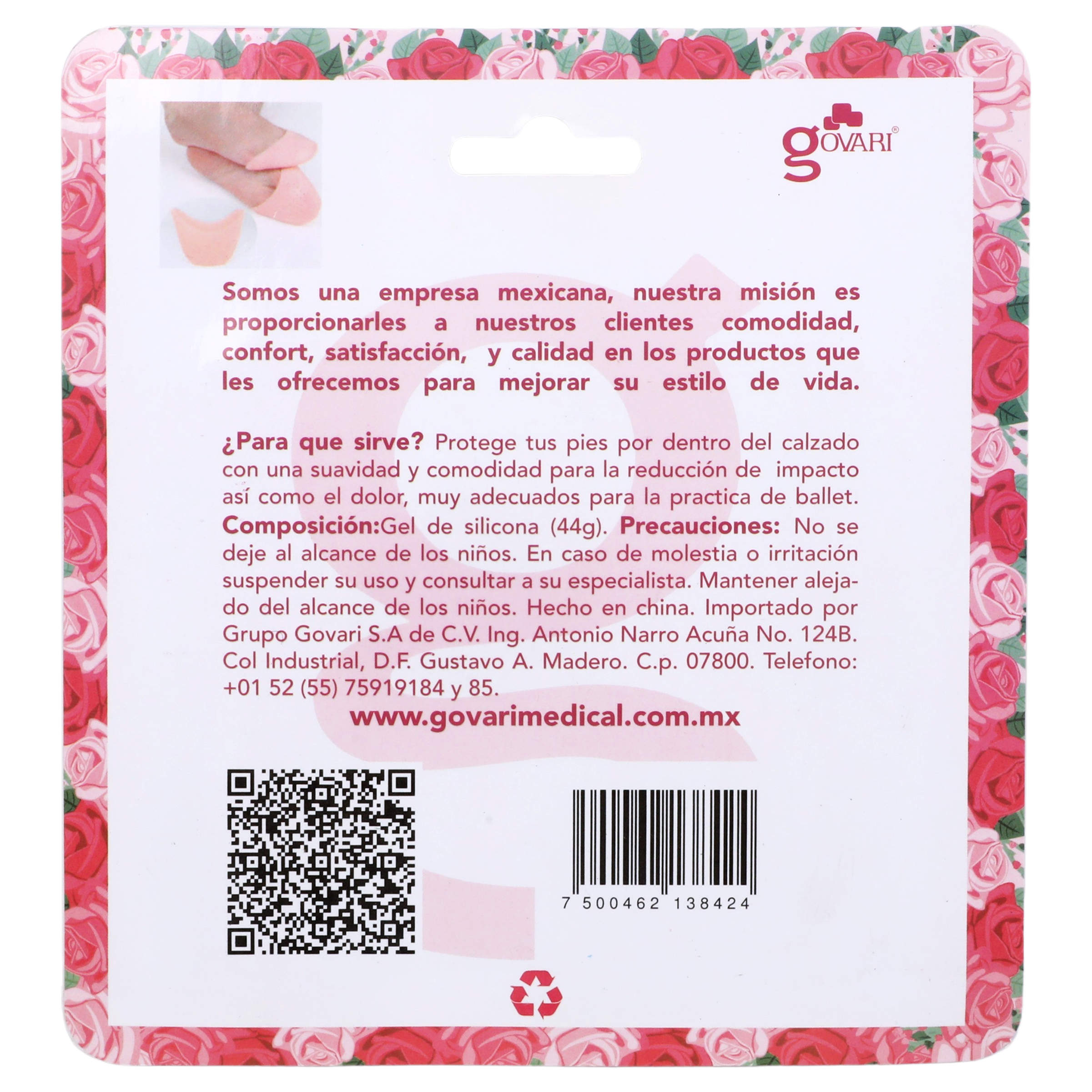 Foto 4 | Puntera Cubierta de Gel Govari color Blanco