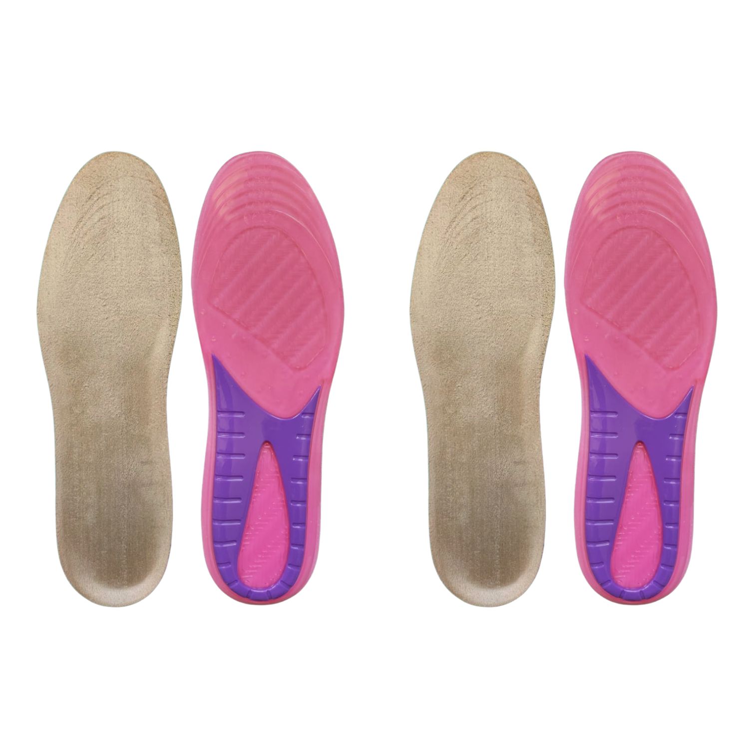 Foto 2 pulgar | Kit Plantilla de Gel Orthomedic Talla del 3 al 7 Rosa 2 Pares