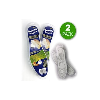 Foto 1 | Pack De 2 Pares De Plantillas Con Memoria Viscoelástica Para Todos Los Tamaños - Venta Internacional.