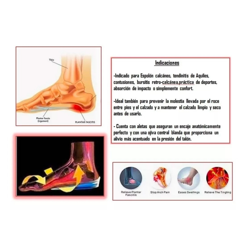 Foto 3 pulgar | Plantillas Ortopédicas, Estiramientos Ortopédicos, Rociadores De Silicona, Fascitis - Venta Internacional.