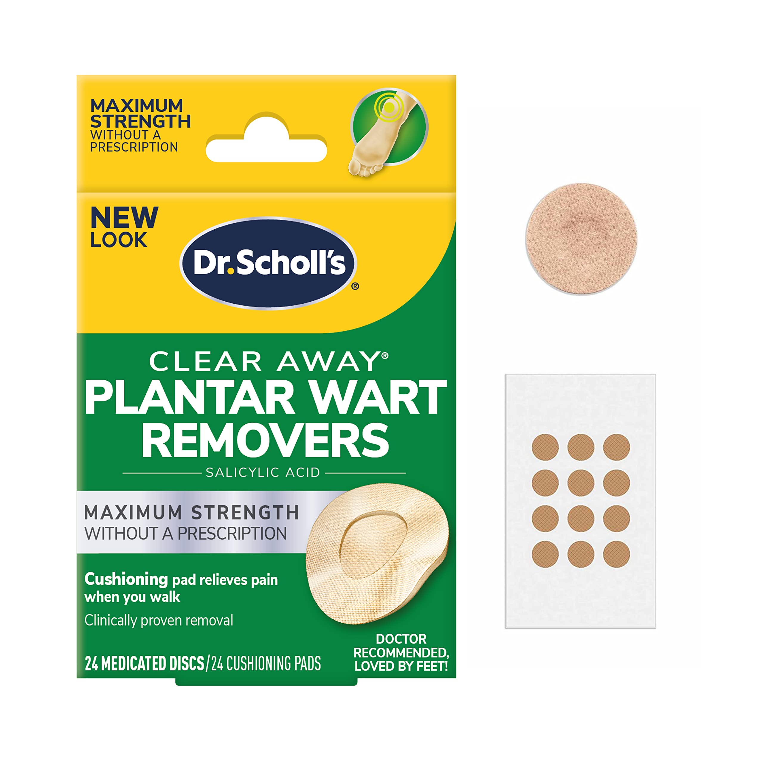 Foto 2 pulgar | Eliminador De Verrugas Dr. Scholl's Clear Away Plantar 24 Tratamientos - Venta Internacional.