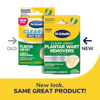 Foto 2 | Eliminador De Verrugas Dr. Scholl's Clear Away Plantar 24 Tratamientos - Venta Internacional.