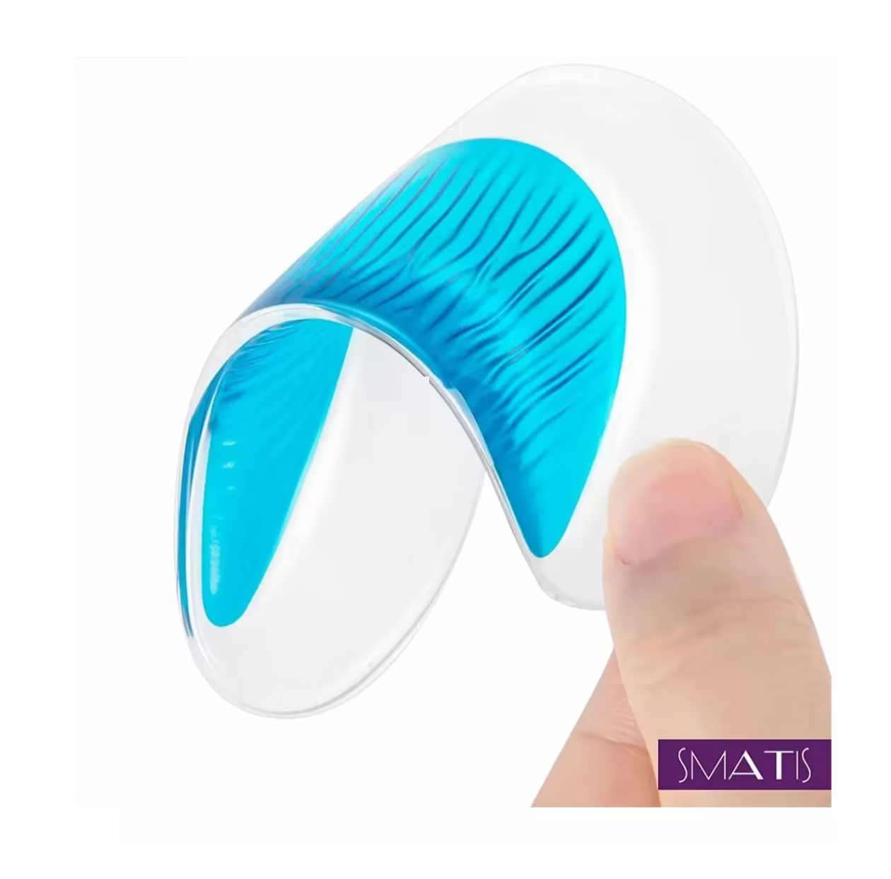Foto 5 pulgar | Plantillas De Gel Belug Para Pie Plano Plantar Fascitis, 2 Pares Transparente/azul