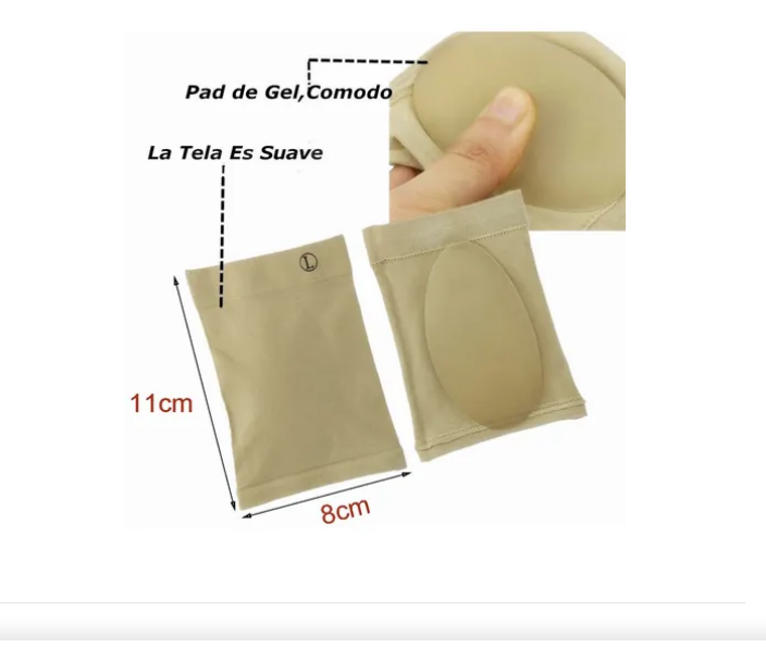 Foto 2 | Plantillas de Silicon Xtellar para Arco Caído Fascitis Plantar 2 Pares