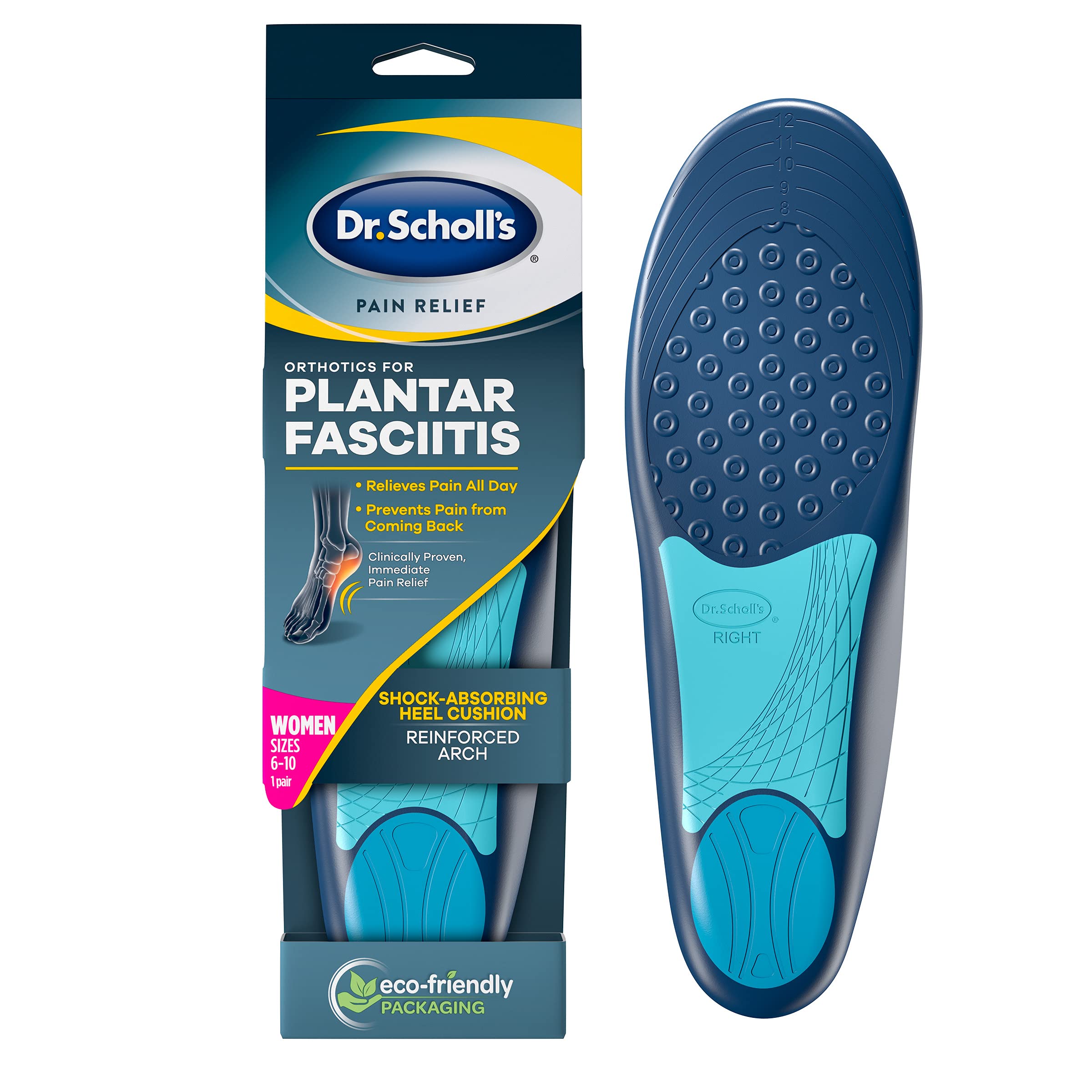 Foto 2 pulgar | Ortesis Del Dr. Scholl's Para Aliviar El Dolor De La Fascitis Plantar Para Mujeres - Venta Internacional.