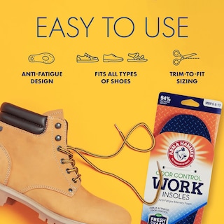 Foto 4 | Espuma Viscoelástica Antifatiga Insoles Arm & Hammer Work, Paquete De 1 Unidad - Venta Internacional.