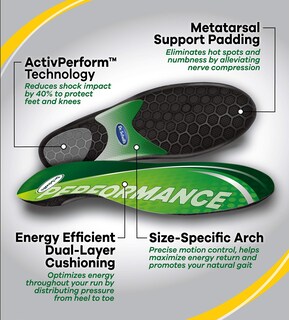 Foto 6 | Plantillas Dr. Scholl's Performance Running Para Hombre 6,5-7/mujer 7,5-8 - Venta Internacional.