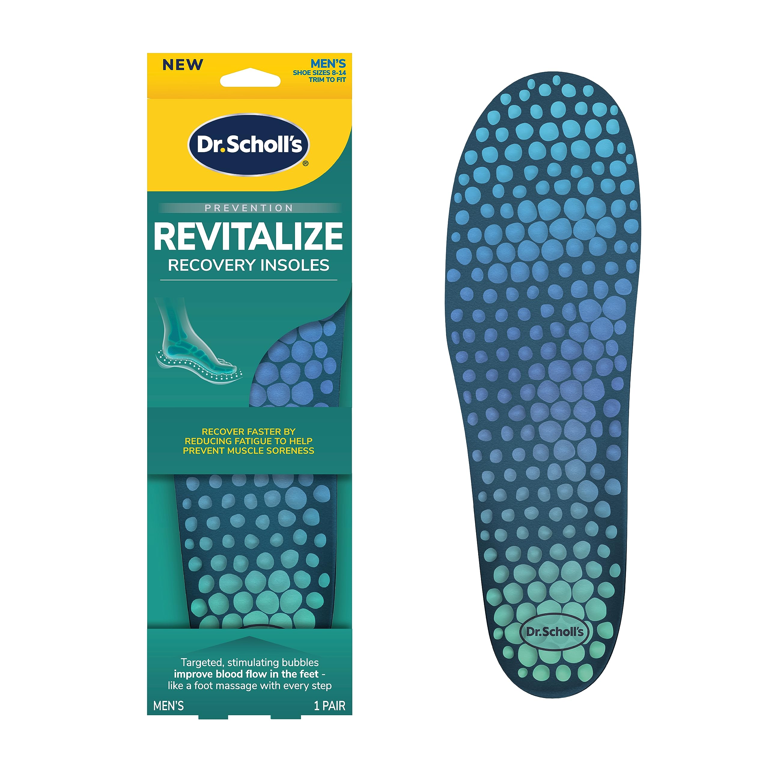 Foto 1 | Plantilla Ortopédica Dr. Scholl's Revitalize Recovery, 1 Par - Venta Internacional.