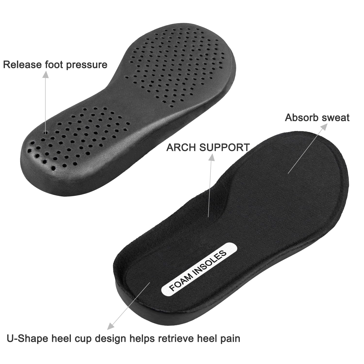 Foto 6 pulgar | Insertos De Repuesto De Plantilla De Espuma Para Zapatillas Skechers Para Hombre - Venta Internacional.