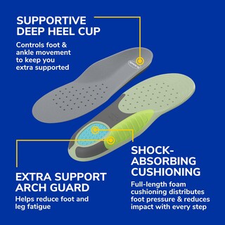 Foto 5 | Plantillas Dr. Scholl's Extra Support Para Mujer, Tallas 6-11, 1 Par - Venta Internacional.