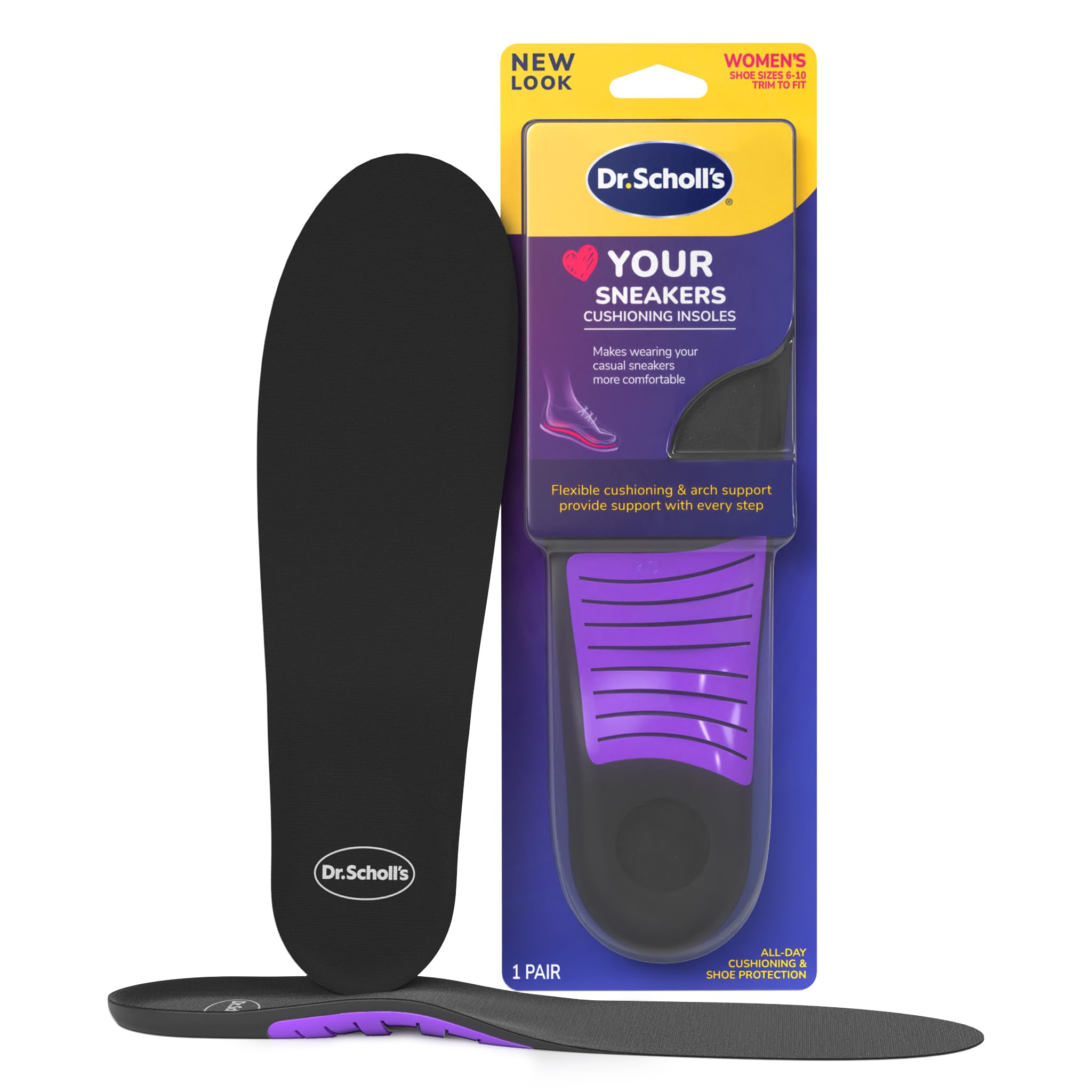 Plantillas Dr. Scholl's Love Your Sneakers De Longitud Completa Para Mujer - Venta Internacional.