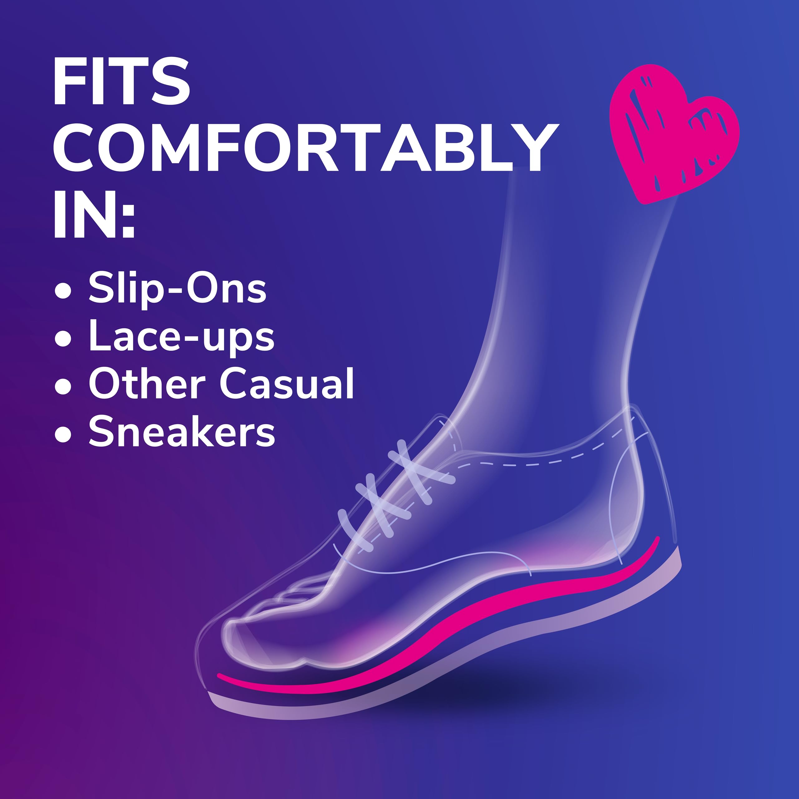Foto 4 pulgar | Plantillas Dr. Scholl's Love Your Sneakers De Longitud Completa Para Mujer - Venta Internacional.