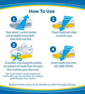 Foto 7 | Gel De Masaje Insoles Dr. Scholl's Work Para Hombre, 1 Par X 12 - Venta Internacional.