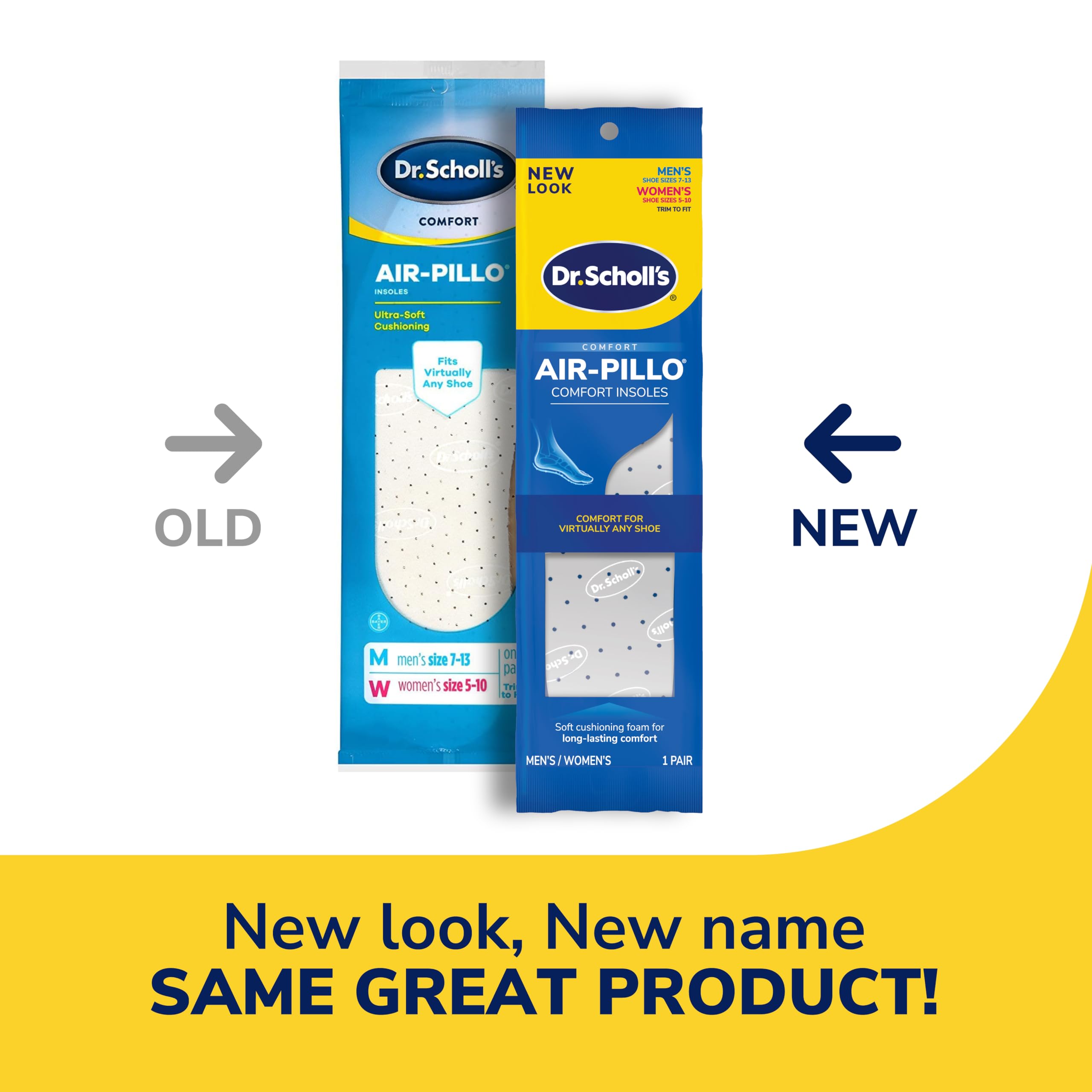 Foto 2 | Plantillas Dr. Scholl's Air-pillo Con Amortiguación Ultrasuave - Venta Internacional.