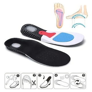 Foto 3 | 2 Pares Plantillas Ortopédicas Deportivas Ajustables De Gel Lab.g Multicolor