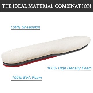 Foto 3 | Plantillas De Repuesto Endoto Sheepskin Para Hombre Ugg, Talla 41 - Venta Internacional.