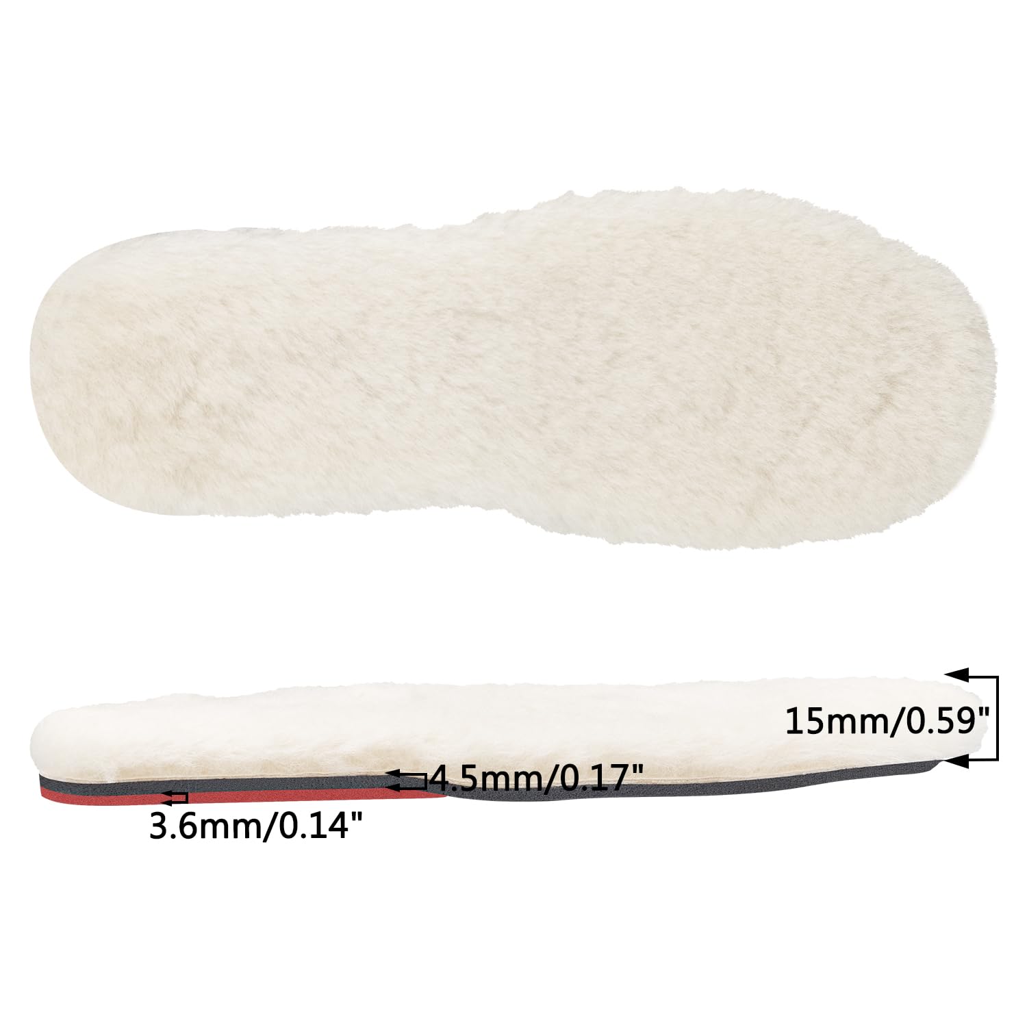 Foto 2 | Plantillas De Repuesto Endoto Sheepskin Para Hombre Ugg, Talla 40 - Venta Internacional.
