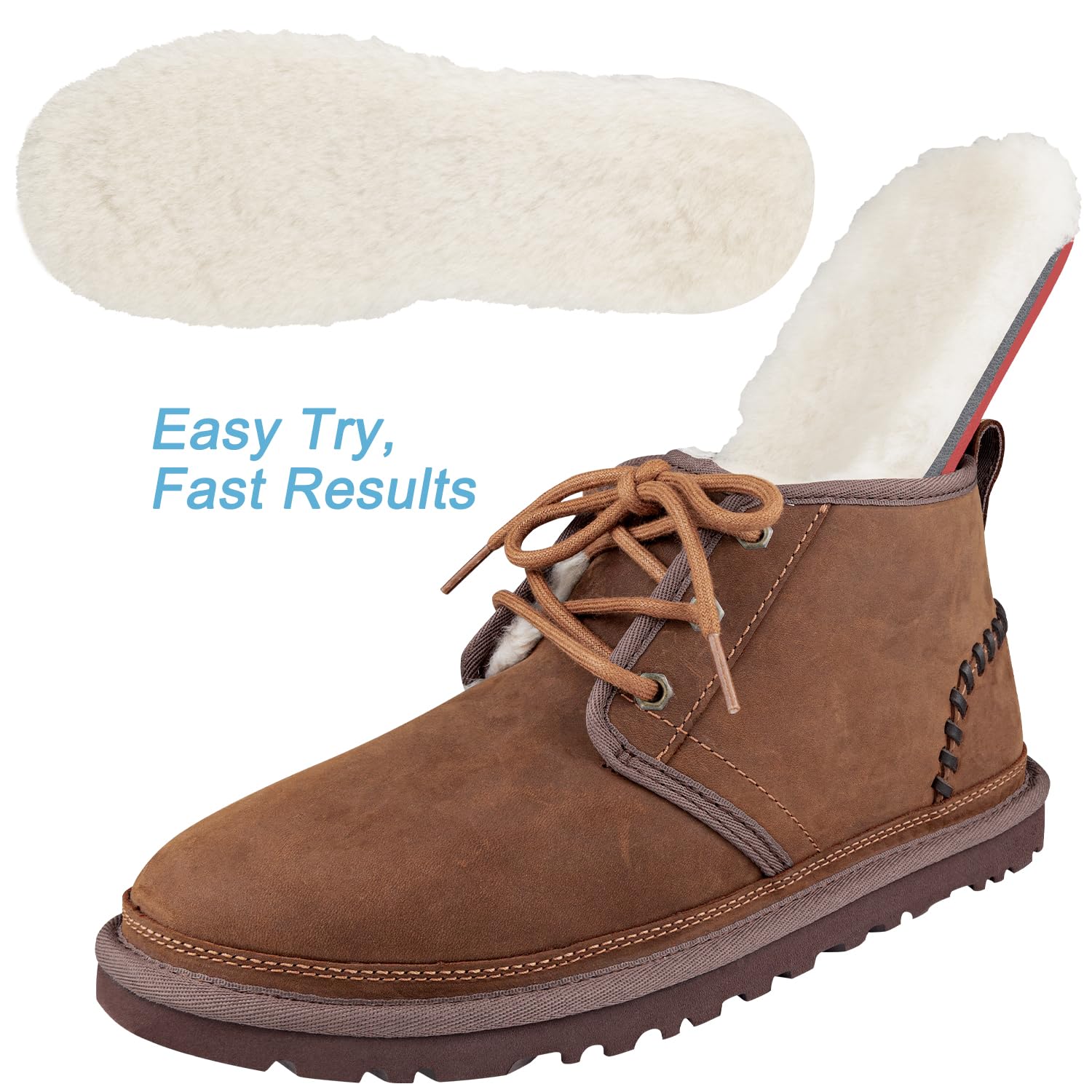 Foto 7 pulgar | Plantillas De Repuesto Endoto Sheepskin Para Hombre Ugg, Talla 40 - Venta Internacional.