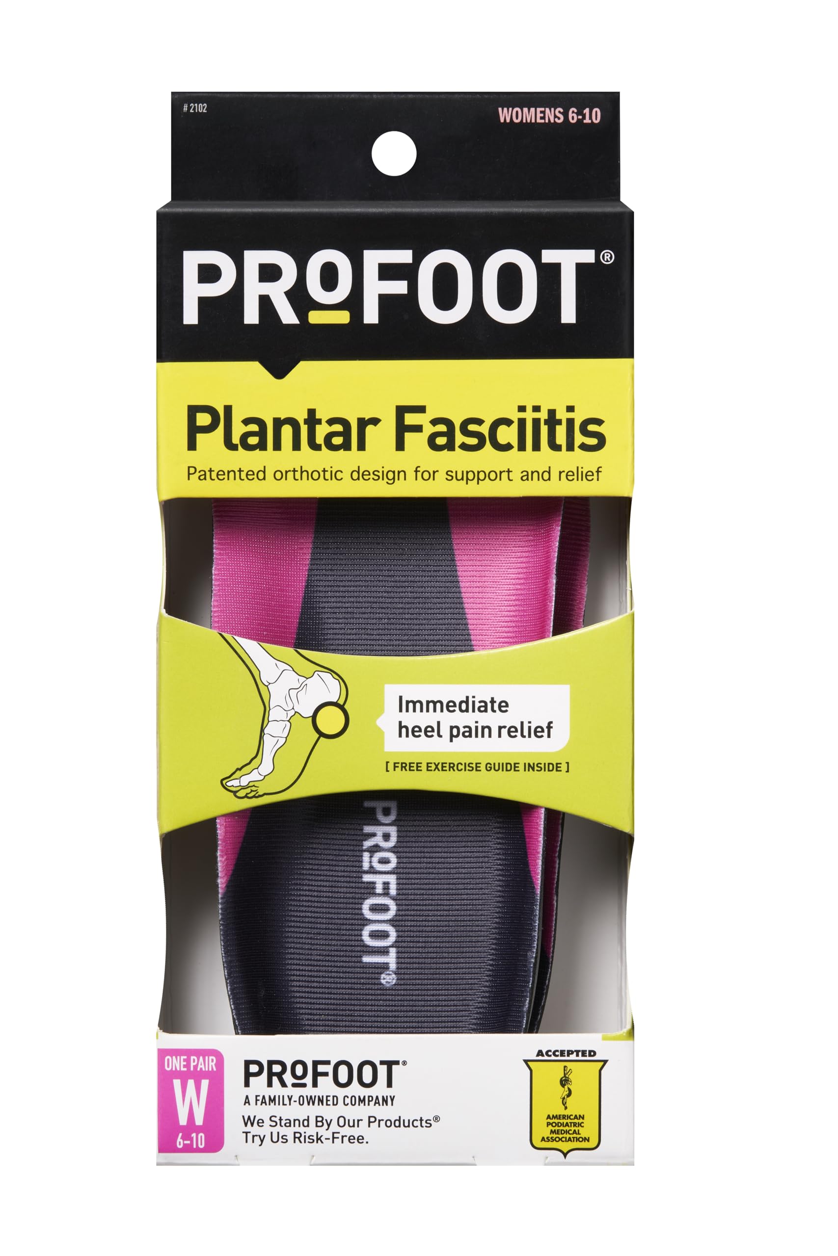 Plantillas Ortopédicas Profoot Para La Fascitis Plantar Y El Dolor De Talón - Venta Internacional.