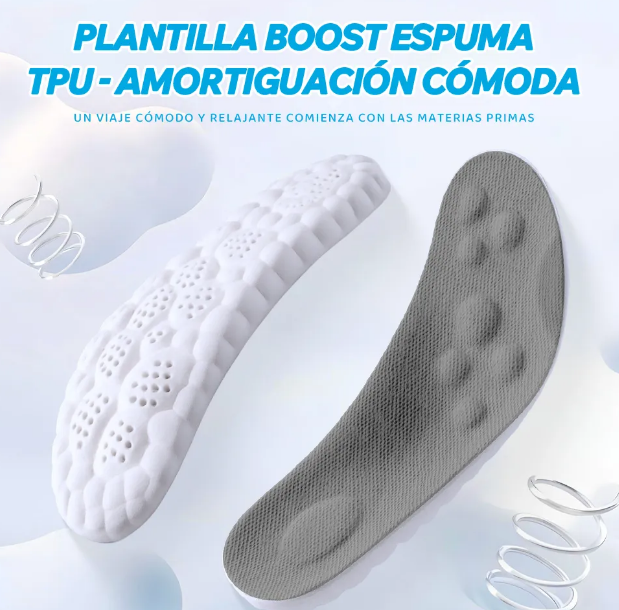Foto 3 pulgar | Xtellar - Plantillas Ortopédicas Deportivas De Gel 4d De Alta Calidad - 2 Pares