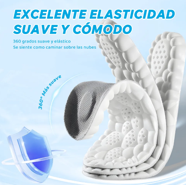 Foto 4 | Xtellar - Plantillas Ortopédicas Deportivas De Gel 4d De Alta Calidad - 2 Pares