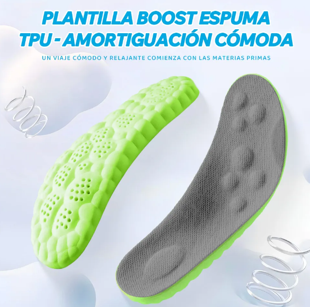 Foto 3 pulgar | Xtellar - Plantillas Ortopédicas Deportivas De Gel 4d De Alta Calidad - 2 Pares