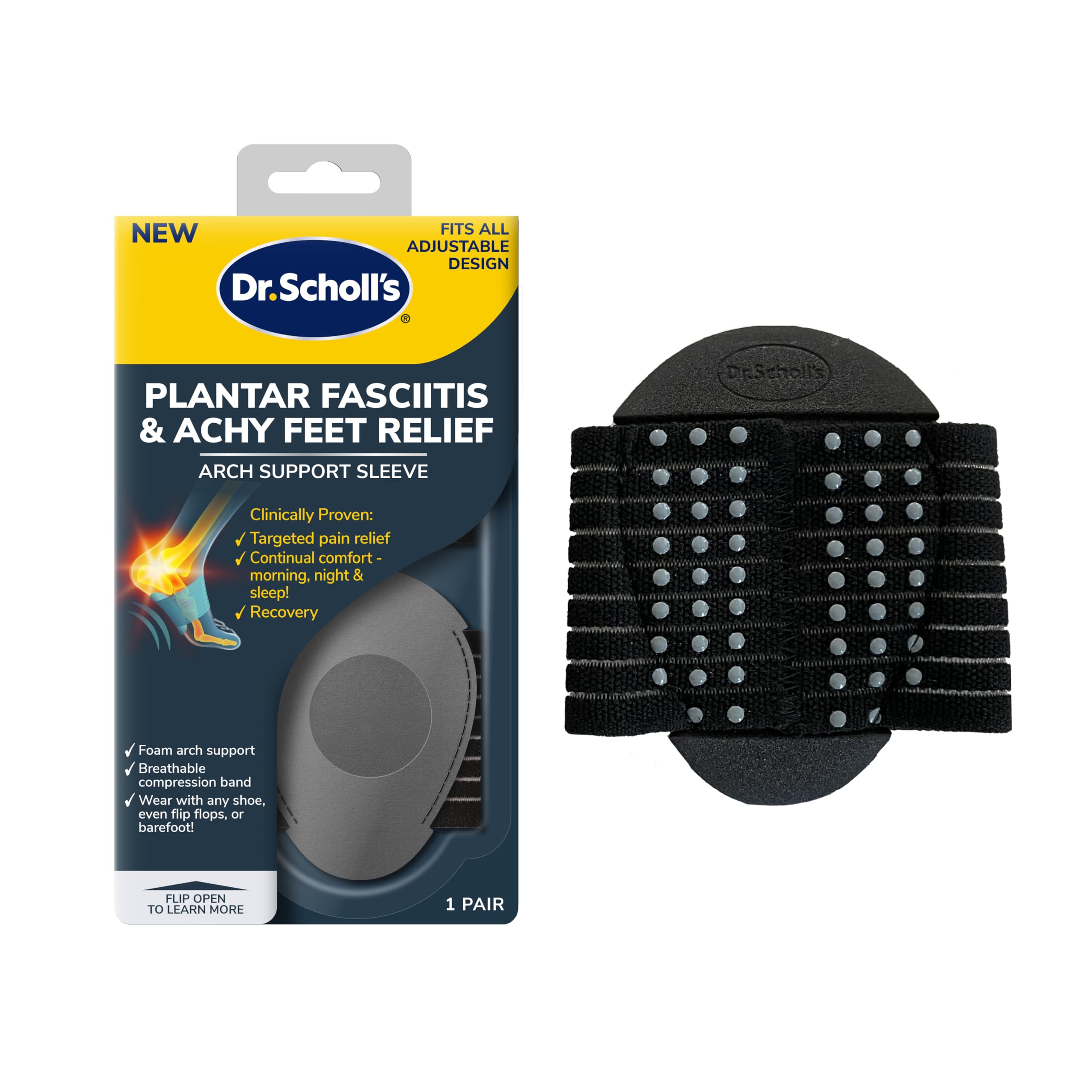 Foto 2 pulgar | Funda De Soporte Para El Arco  Alivio De La Fascitis Plantar Del Dr. Scholl - Venta Internacional.