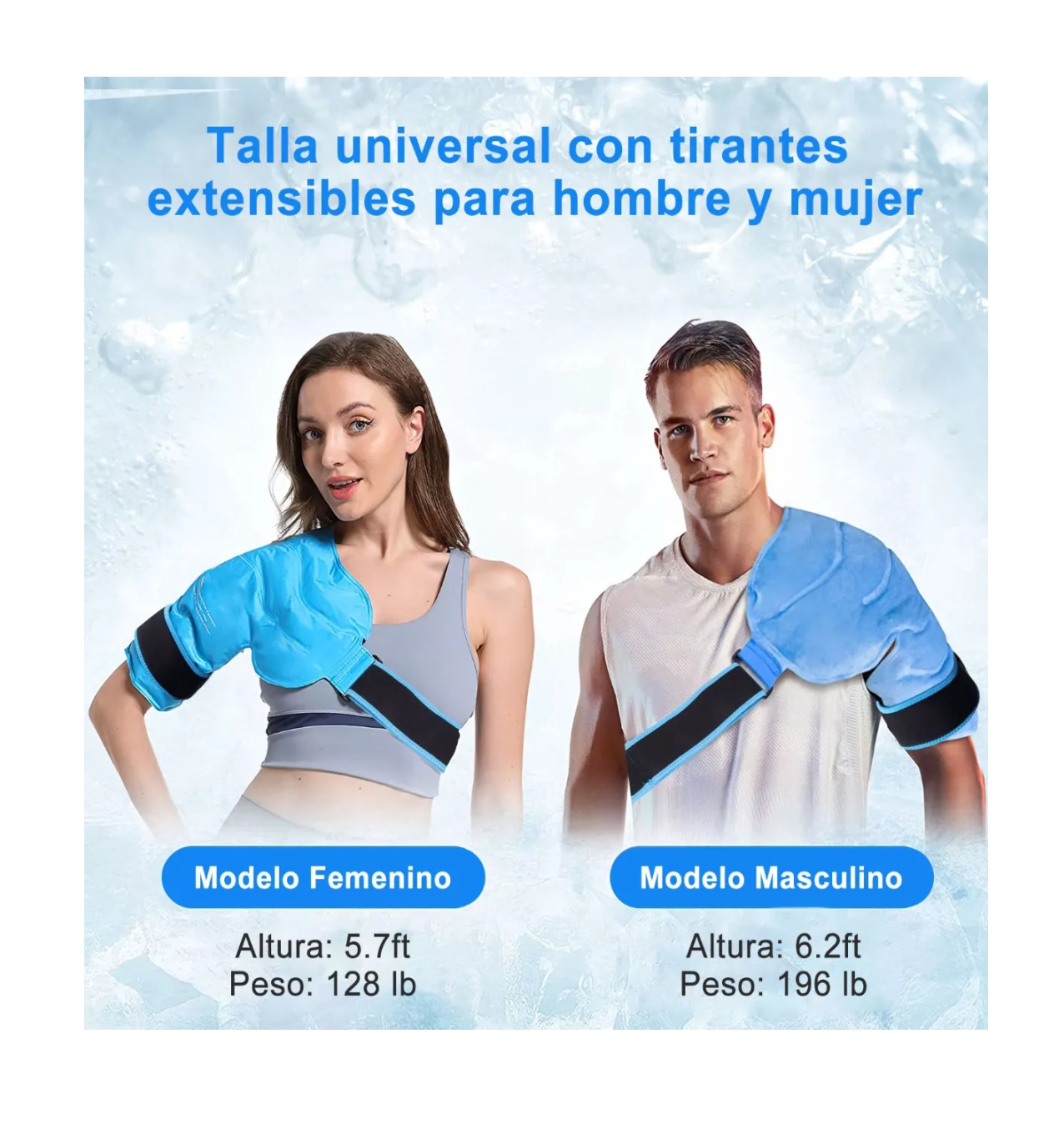 Foto 4 pulgar | Compresa de Gel Burkey Azul