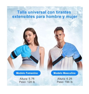 Foto 3 | Compresa de Gel Burkey Azul