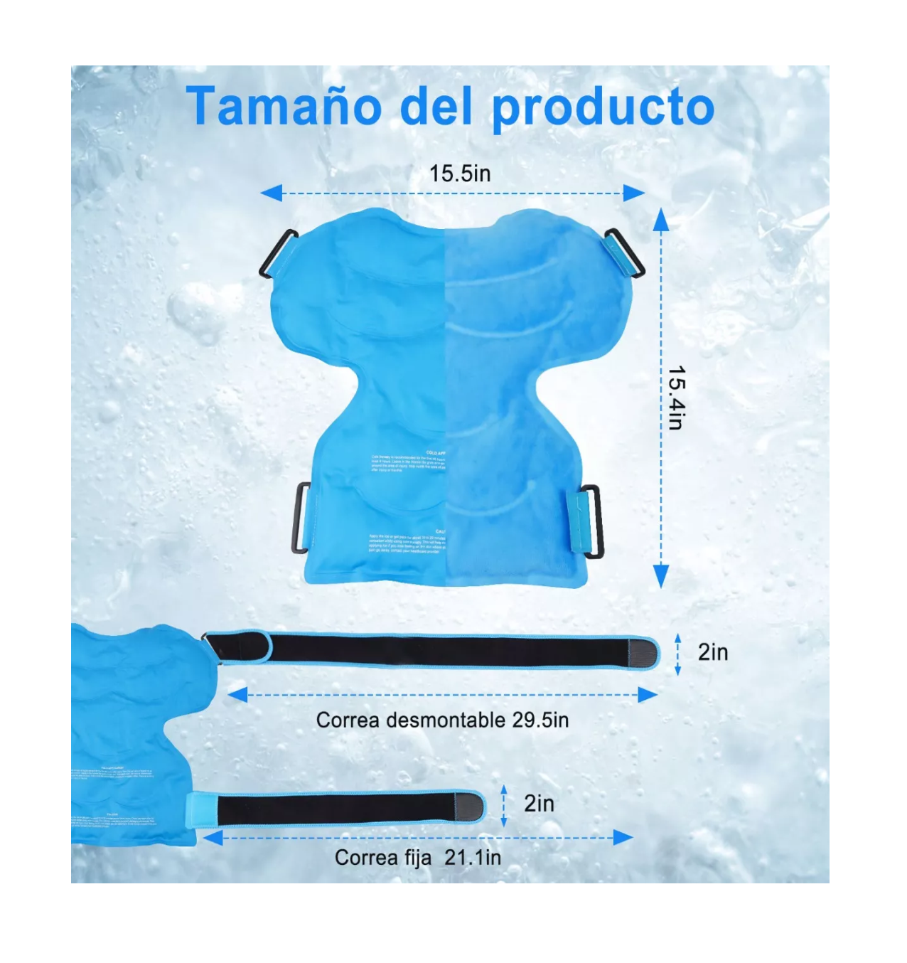 Foto 5 pulgar | Compresa de Gel Burkey Azul