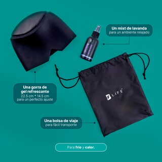 Foto 7 | Gorro De Gel Refrescante. Alivio De Migrañas Y Dolores De Cabeza. Migraine Head Wrap B Life.