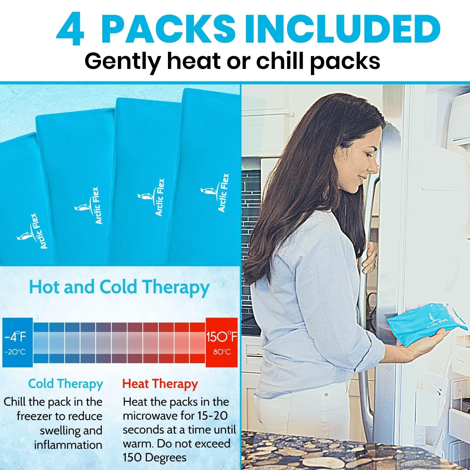 Foto 7 pulgar | Envoltura De Gel Para Codos Vive Ultra Cold, Reutilizable - Venta Internacional.