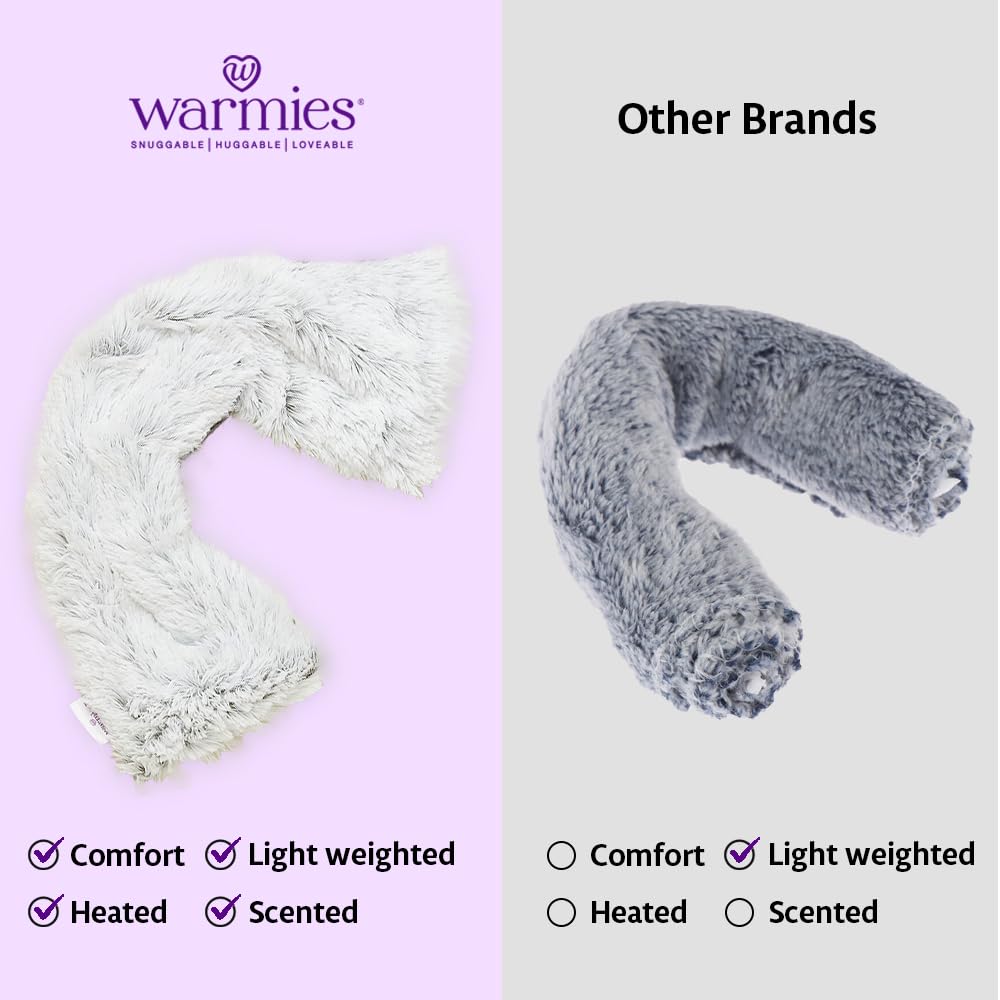 Foto 4 | Cuello Terapéutico Warmies Marshmallow Grey Con Aroma A Lavanda - Venta Internacional.
