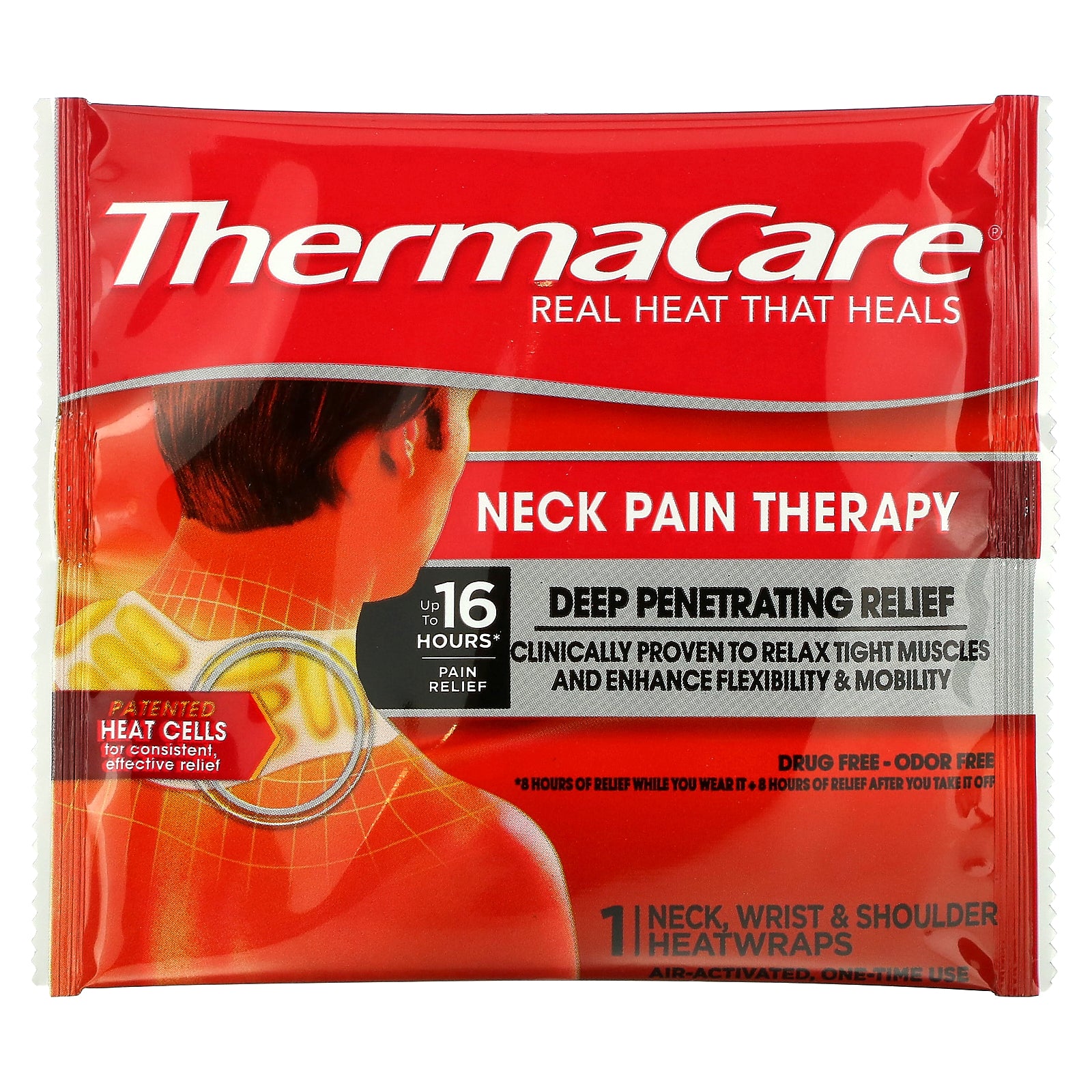 Foto 4 pulgar | Heatwraps Thermacare Para Aliviar El Dolor De Cuello, Muñeca Y Hombro - Venta Internacional.