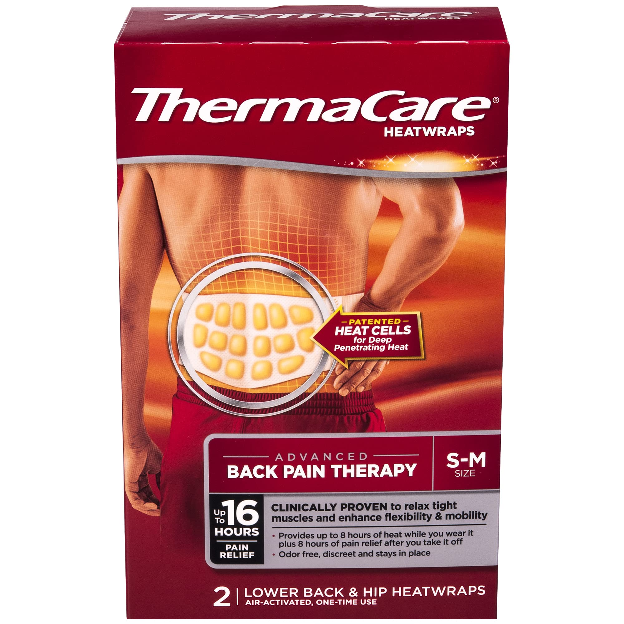 Foto 2 pulgar | Parche Térmico ThermaCare Advanced Back Pain Therapy S-M 2 Parches de un Solo Uso - Venta Internacional