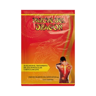 Foto 1 | Parche del Dragón Capsicum 30 mg 3 Piezas