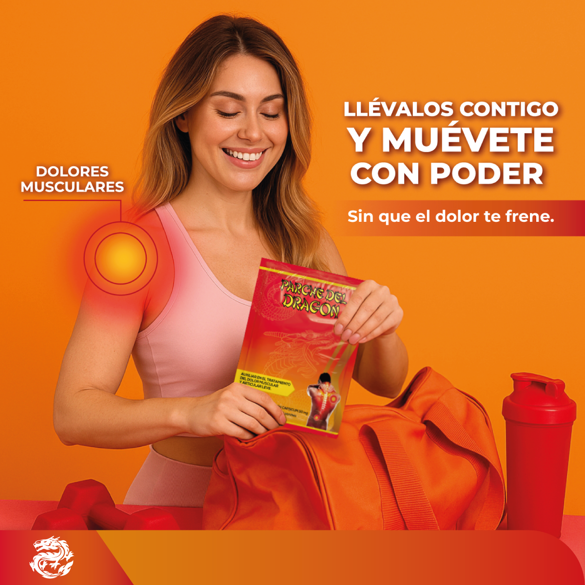 Foto 4 | Parche del Dragón Capsicum 30 mg 3 Piezas