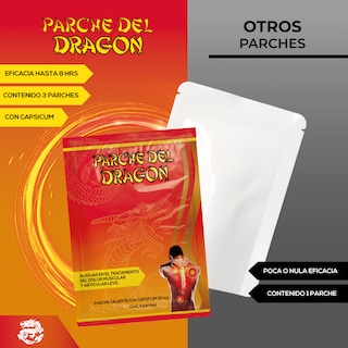 Foto 7 | Parche del Dragón Capsicum 30 mg 3 Piezas