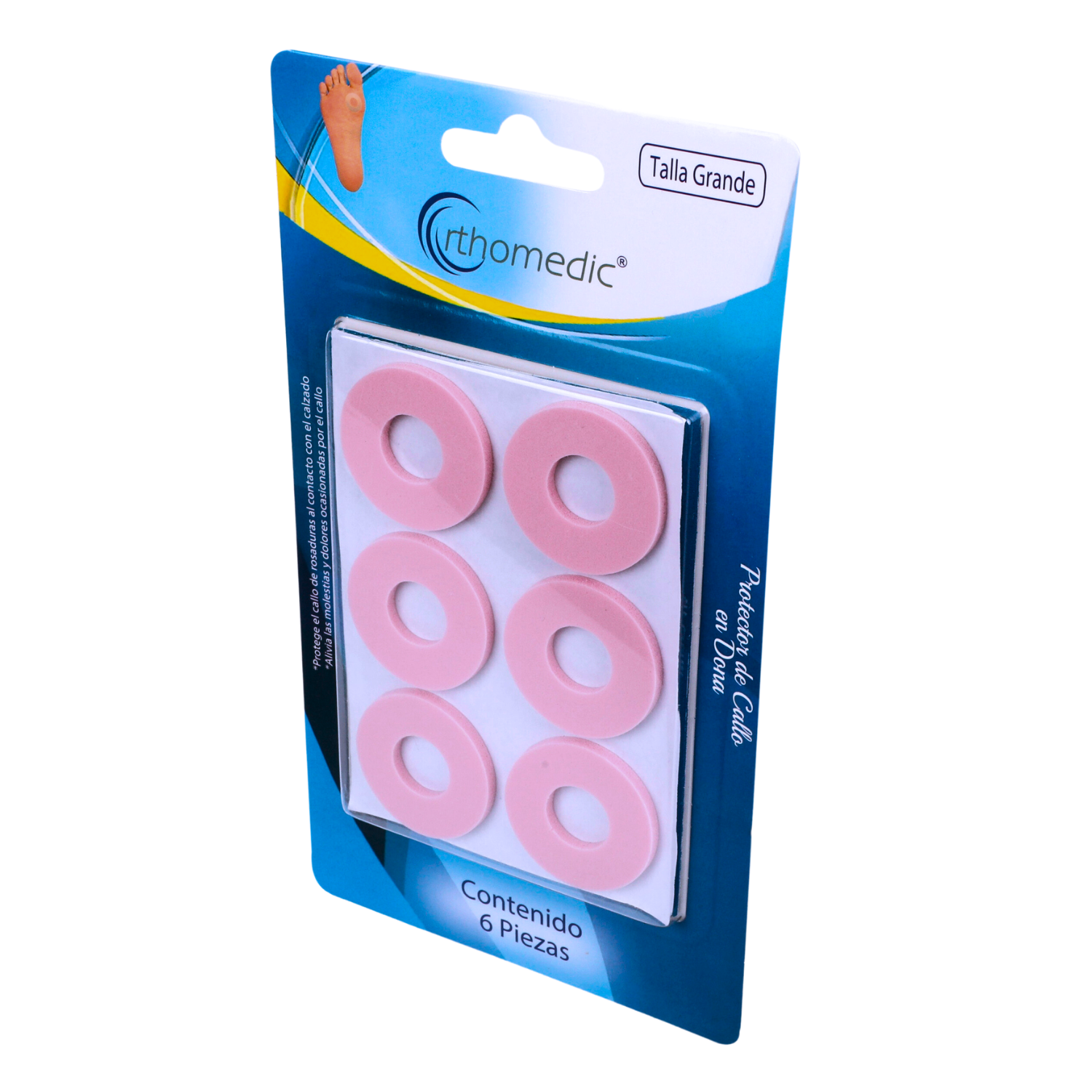 Foto 3 pulgar | Protector de Callo en Dona Orthomedic color Rosa Kit 18 Piezas